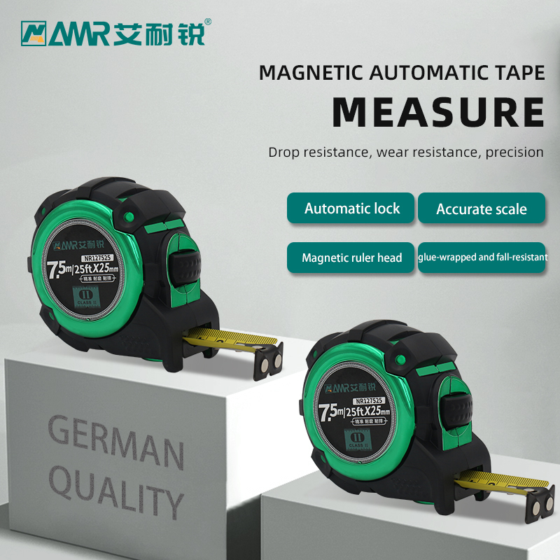 Stanley Tape 25Ft - Cinta métrica retráctil con gancho magnético,