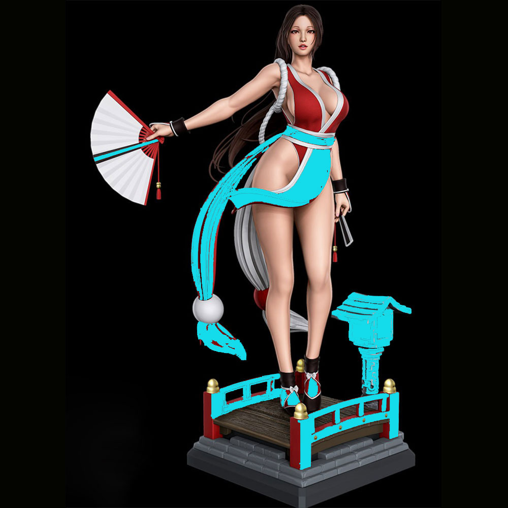 3D Printing Mockup - Estatua en miniatura de resina de