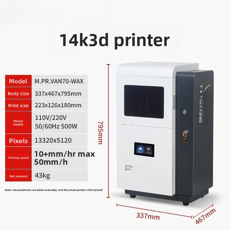 3D Printing Wax Machine - Impresora 3D de cera blanca, máquina
