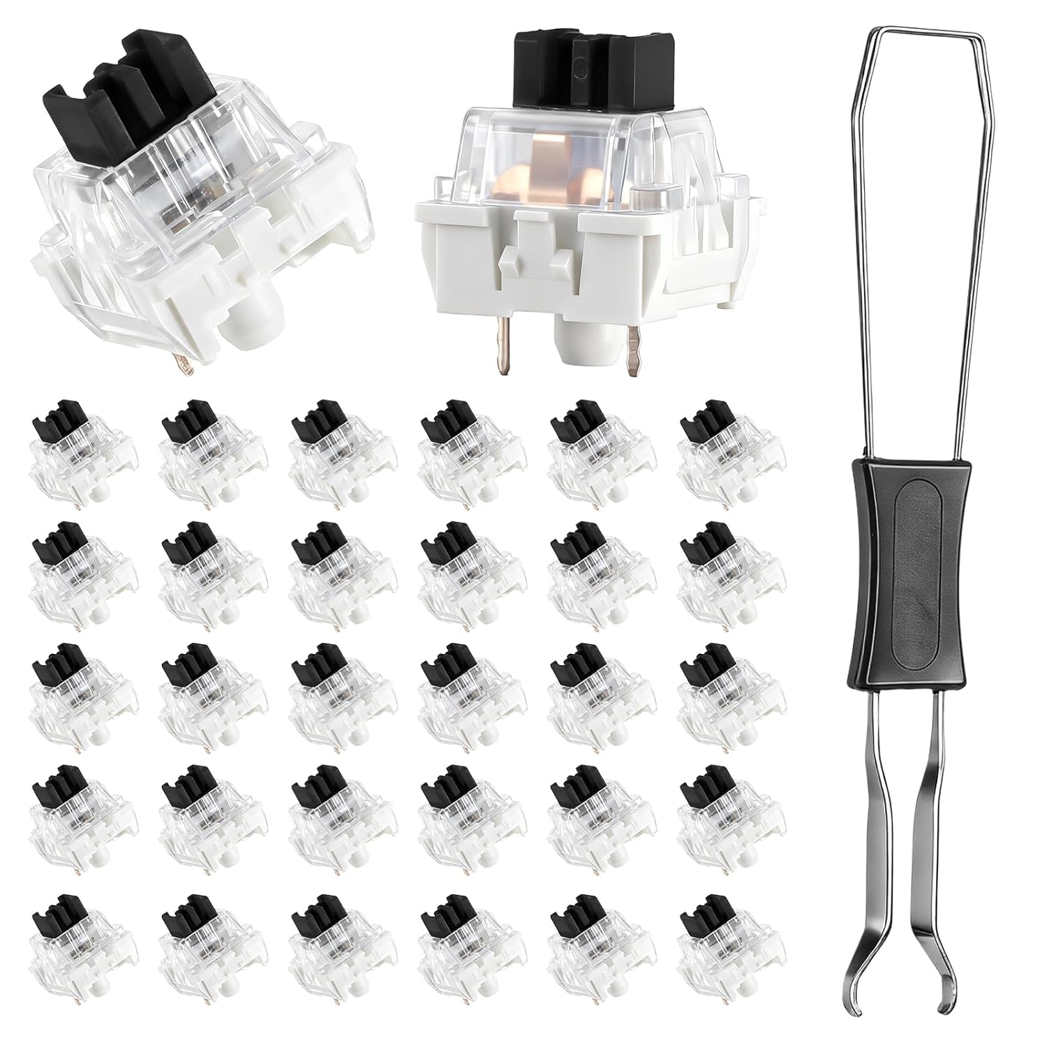 3D Printing Keyboard Keys - Interruptores de Teclado Mecánico, 50 Piezas,