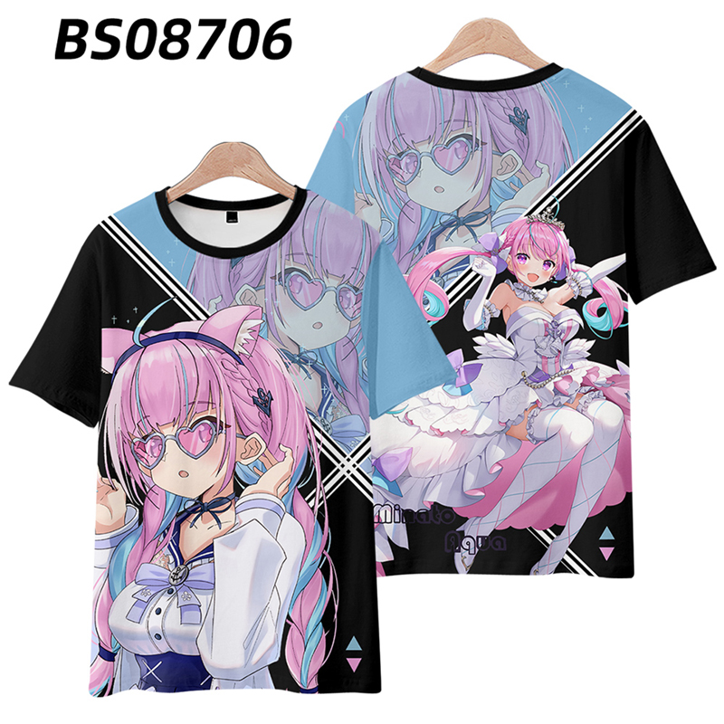 3D Printing Youtubers - Camiseta con estampado 3D de Anime