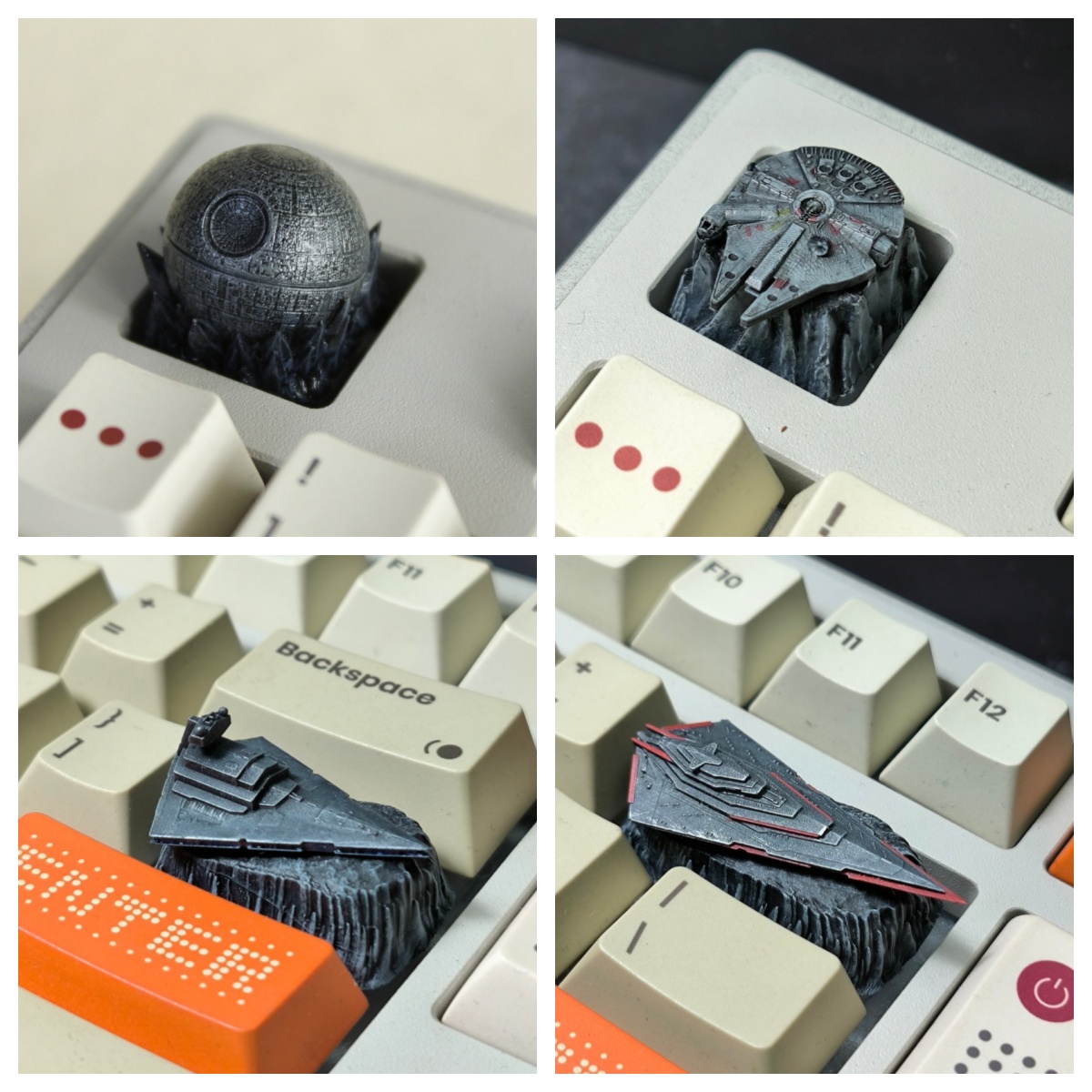 3D Printing Keyboard Keys - HCY Death Star Artisan Keycap de