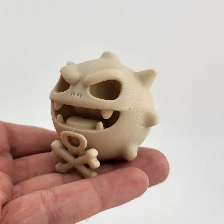 3D Printing Mockup - Figura de Fósil Esquelético de Pokémon,