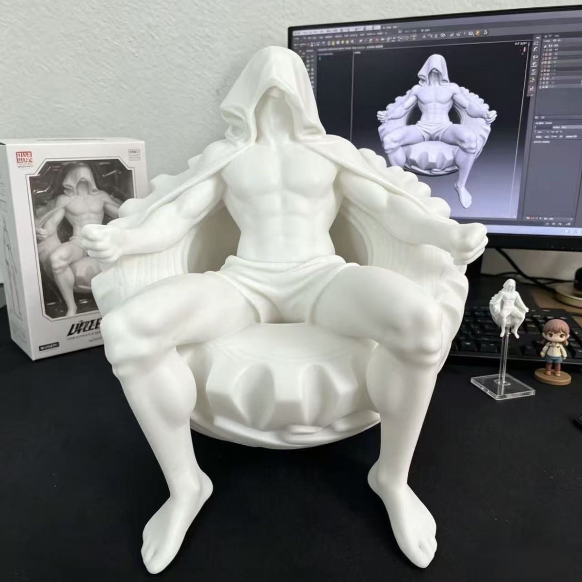 3D Printing Ghosting - Escultura Impresa en 3D, Adorno Creativo