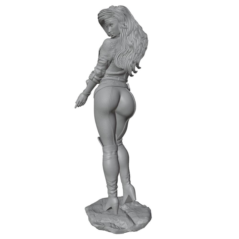 Personaje femenino realista y  - 3D Printing Mockup reseña y precio