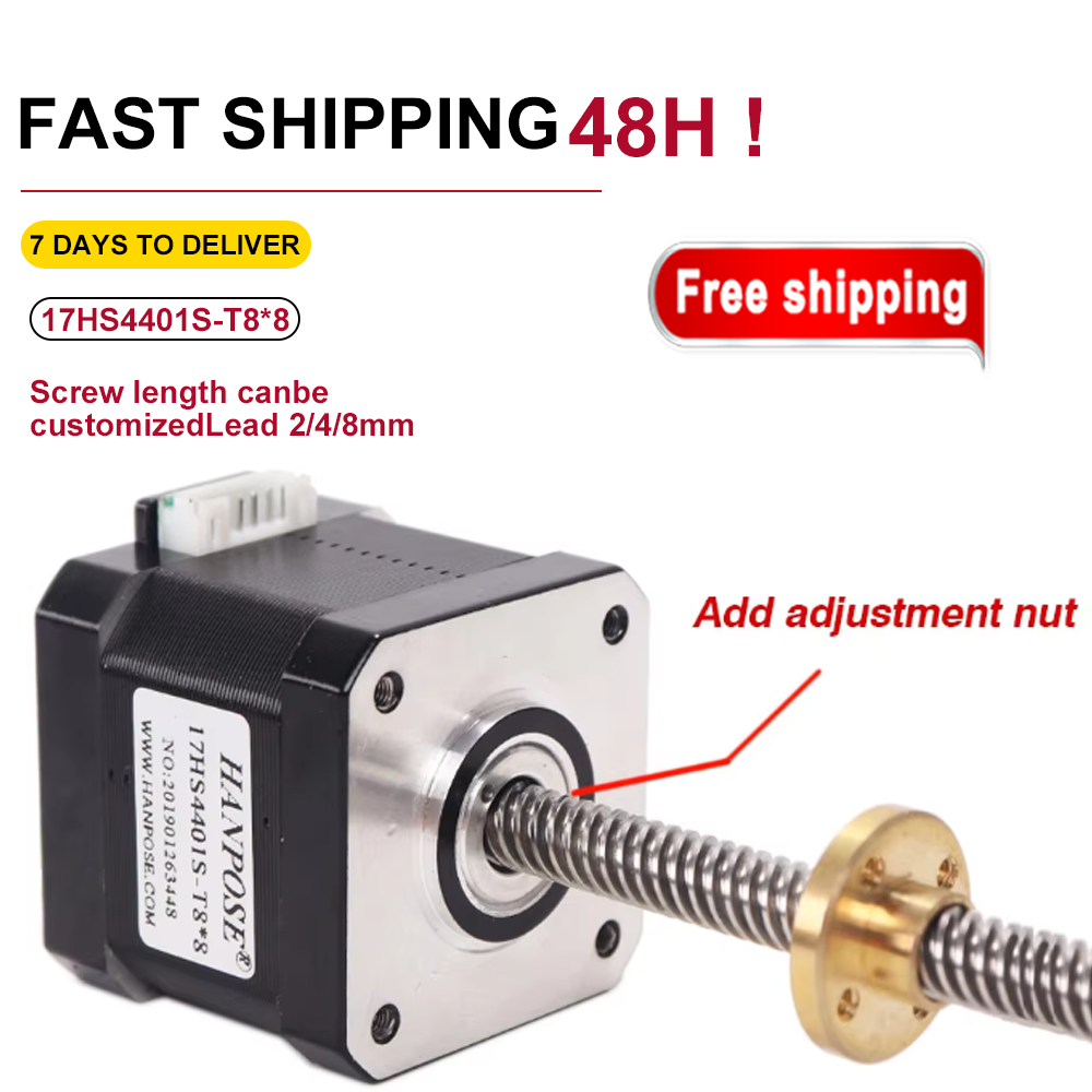 Motor paso a paso Nema17 de 1. - Lead Screw Stepper reseña y precio