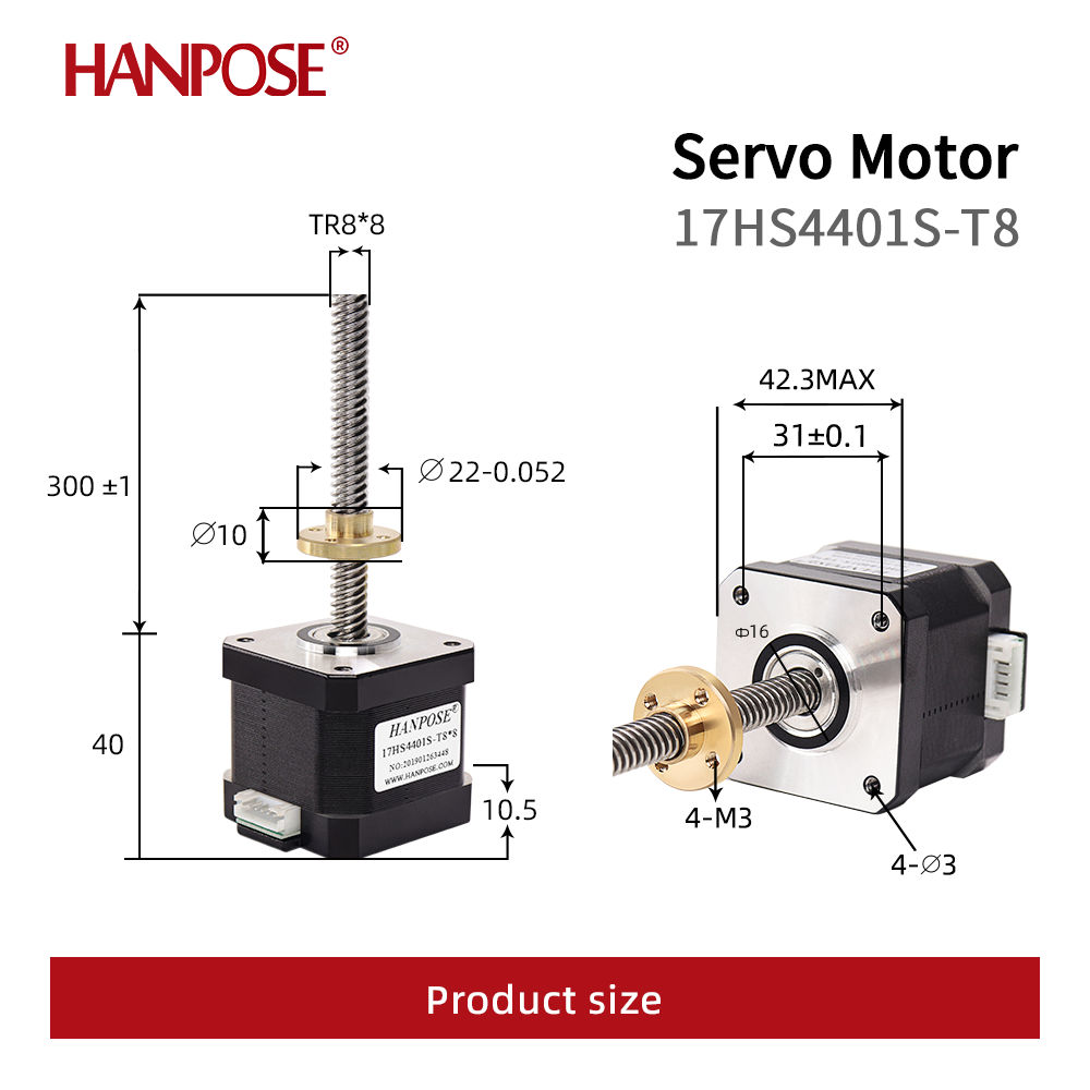 Motor paso a paso Nema17 de 1. - Lead Screw Stepper reseña y precio