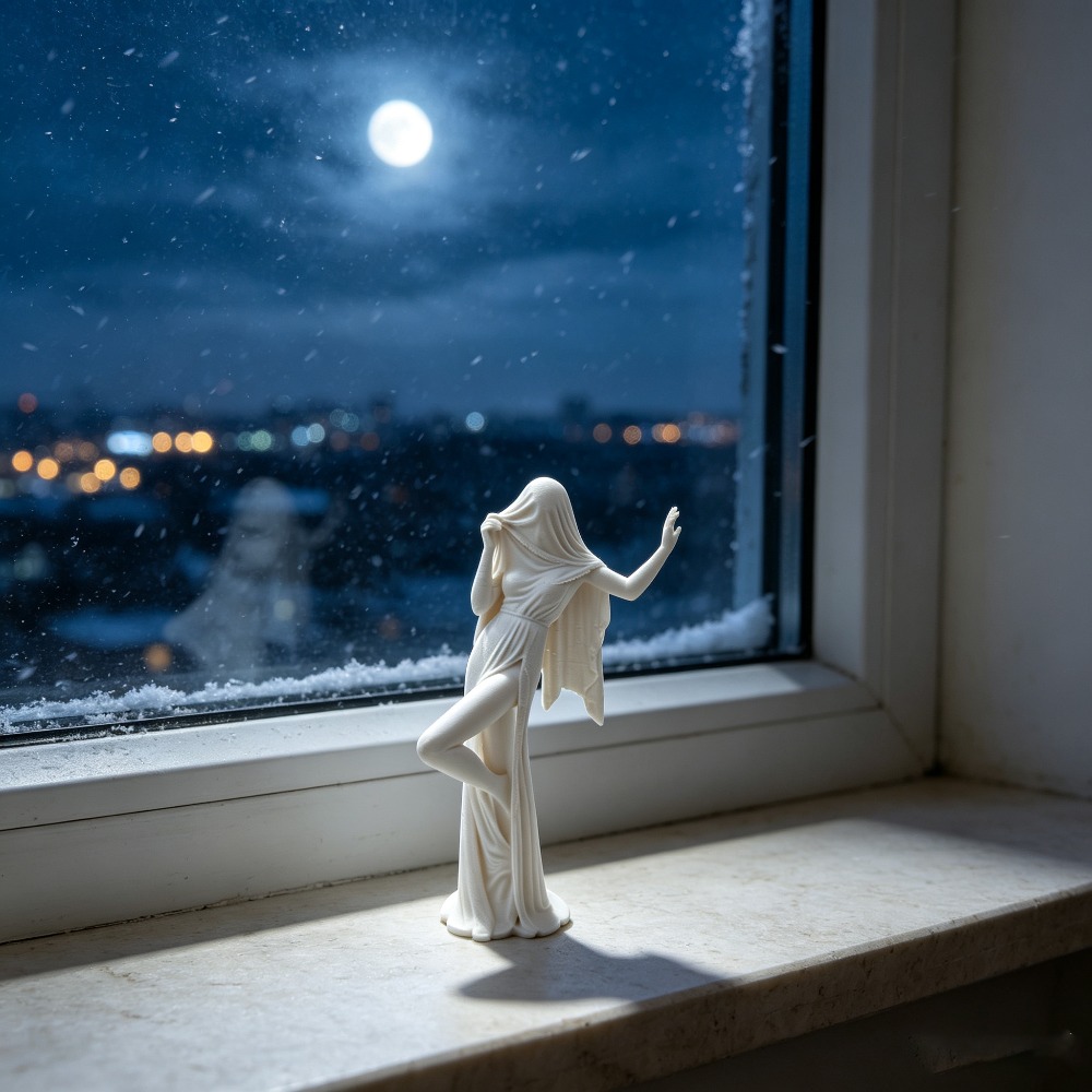 Figura de Dama Fantasma Bailar - 3D Printing Ghosting reseña y precio