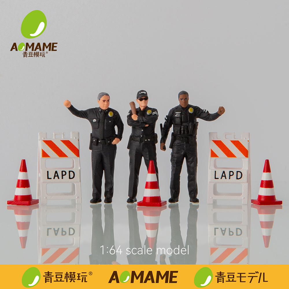 Set de Figuras de Policía LAPD - 3D Printing Diecast Cars reseña y precio