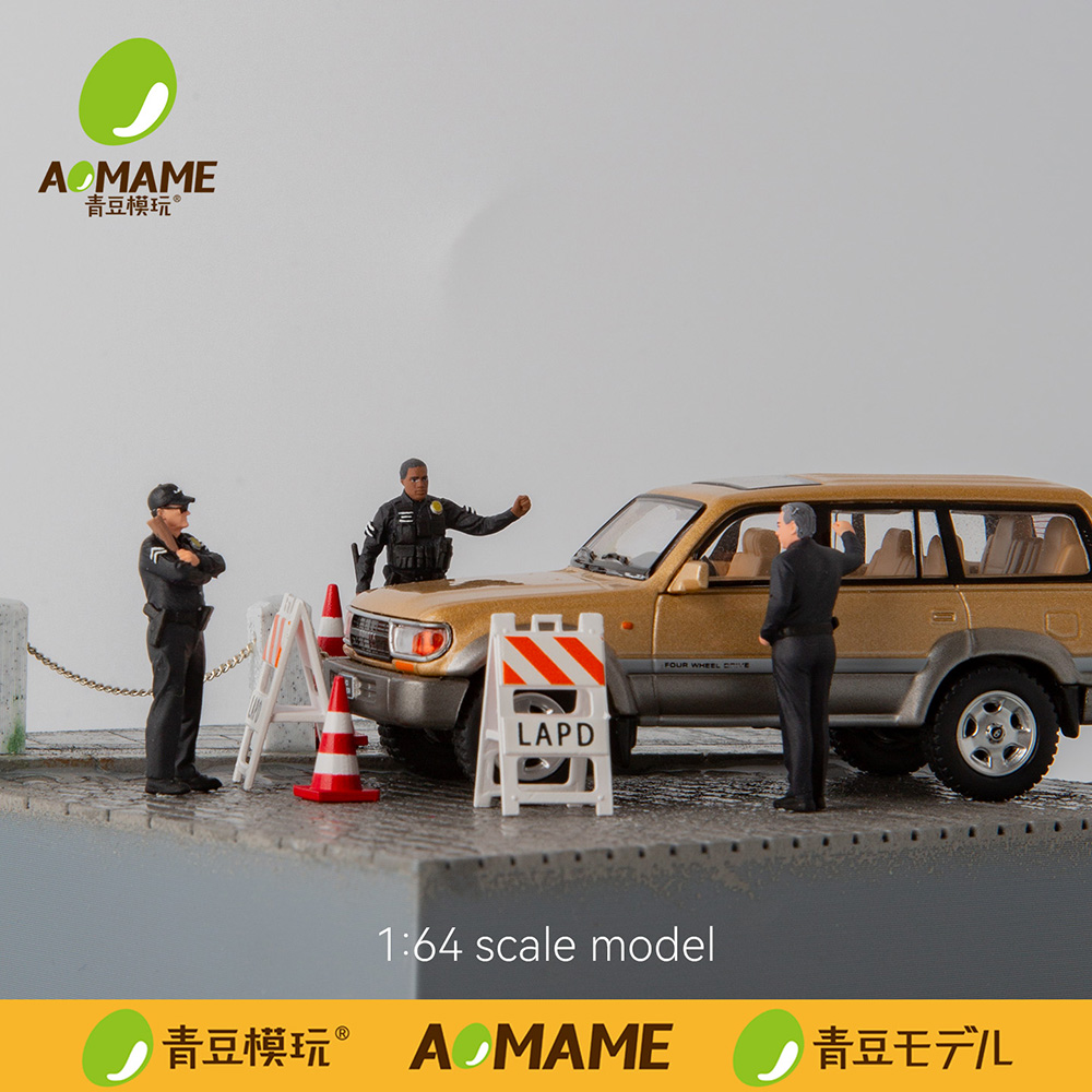 Set de Figuras de Policía LAPD - 3D Printing Diecast Cars reseña y precio