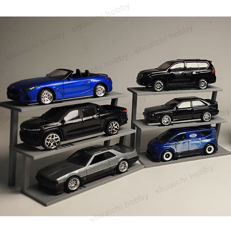 Soporte de exhibición escalona - 3D Printing Diecast Cars reseña y precio