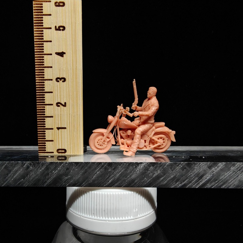 Figura de Motociclista en Mini - 3D Printing Diecast Cars reseña y precio